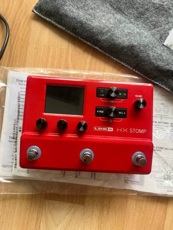 Line 6 HX Stomp Limited Edition 2010s - Cosmic Red image 1