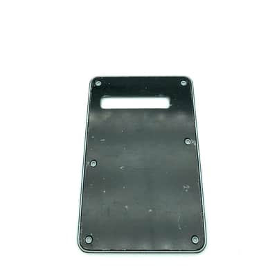Stratocaster Style NOS 3-Ply Modern Style Back Plate Tremolo Cover Black image 1