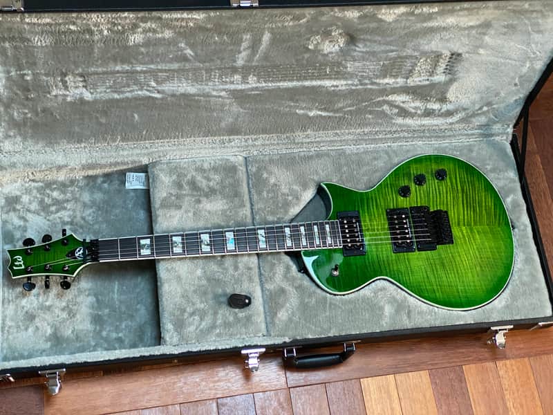 LTD ESP signature Alex Skolnick AS-1FR Lime Burst BRAND NEW image 1