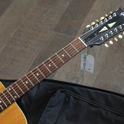 1968 Gibson 12-String B-45 Acoustic Guitar Natural + GB image 7