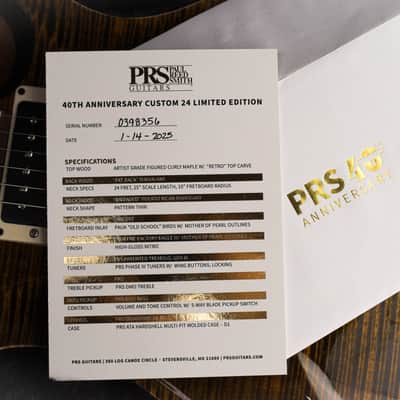 PRS 40th Anniversary Custom 24 2025 - Tiger Eye image 17