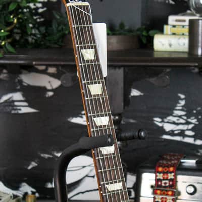 Preowned 2017 Gibson Les Paul Tribute Electric Guitar - Satin Faded Honey Burst w/ Gator Hardshell Case image 12