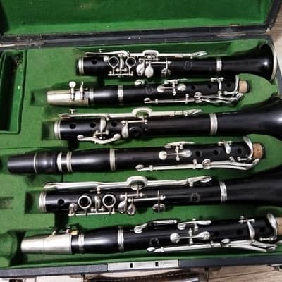 Set 3 clarinets ANT. JANDA HODONIN  Bb, C, Es /german sistem image 2