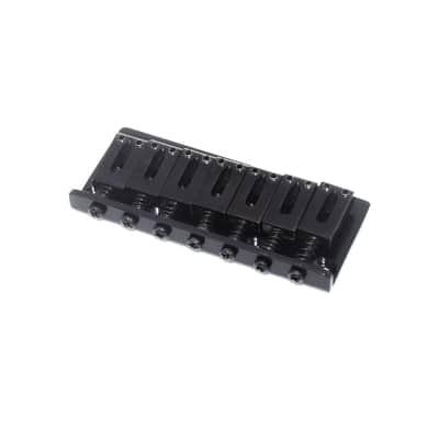 KD By AxLabs 7-String Hardtail Bridge - String-Through-Body, 10.8 mm Spacing - Black image 1