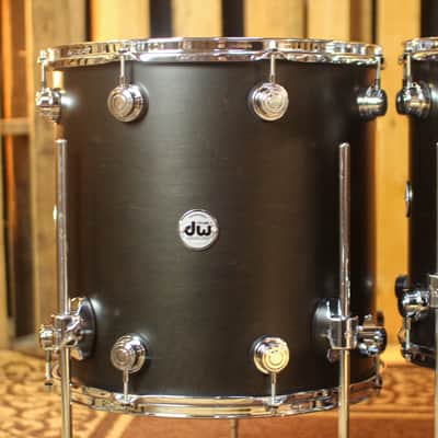 DW Collector's Maple SSC Ebony Satin Oil Drum Set - 22,8,10,12,14,16 - SO#1449939 image 8