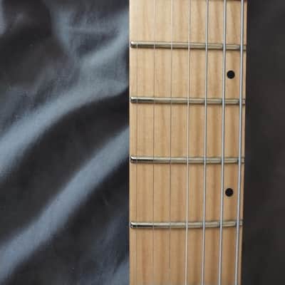 Agile Septor 7 string Floyd, Seymour Duncan Blackouts Transparent red in a thick soft case bottle protection box image 15