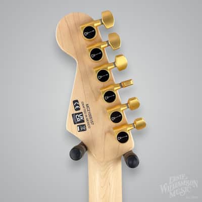 Charvel Pro-Mod DK24 HH FR M Mahogany with Quilt Maple Top 2021 - Dark Amber, 7.5 lbs image 8