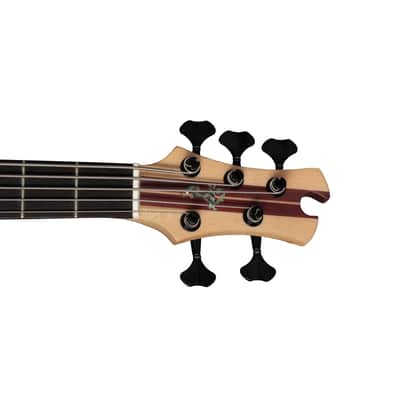 Tobias Killer B V 5-String Bass w/ Bartolini Pickups and Gig Bag - Natural image 8