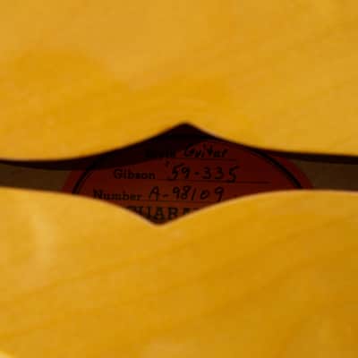 Gibson Custom Shop 1959 ES-335 Reissue 2019 - Vintage Natural image 13