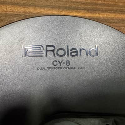 Roland CY-8 Dual Trigger V-Drum Cymbal Pad w/Rotation Stopper & Cable - K3K5410 image 6