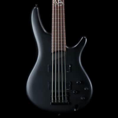 Ibanez K5 Fieldy Signature 5-String Bass - Black Satin, K-5, Korn image 2
