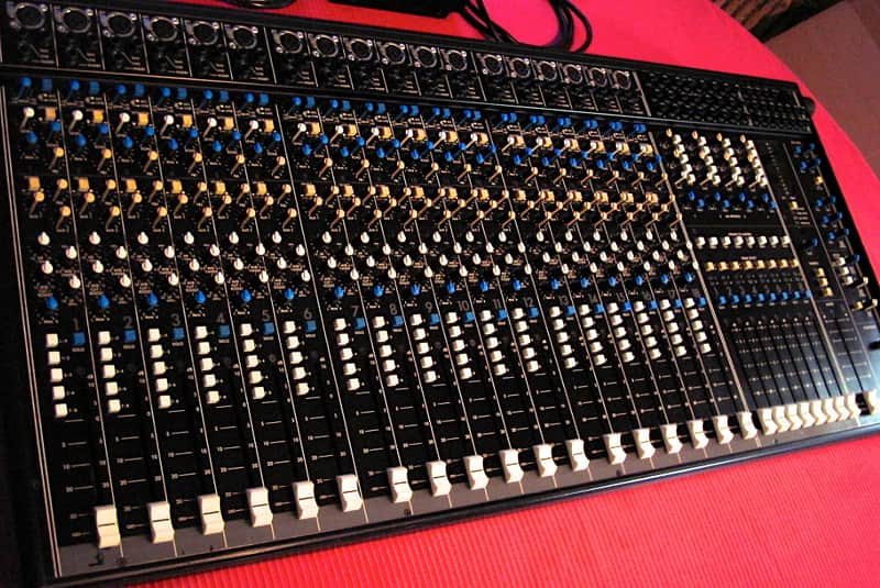 メック SECK 1882 MKII (Soundcraft) analog mixer / black anodized EXC+ w