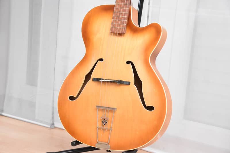 Hopf / Astro Archtop – 1950s German Vintage Jazz Guitar / Gitarre image 1
