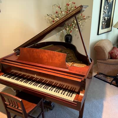 Steinway Model S 5"1" 1954 - Mahogany image 1