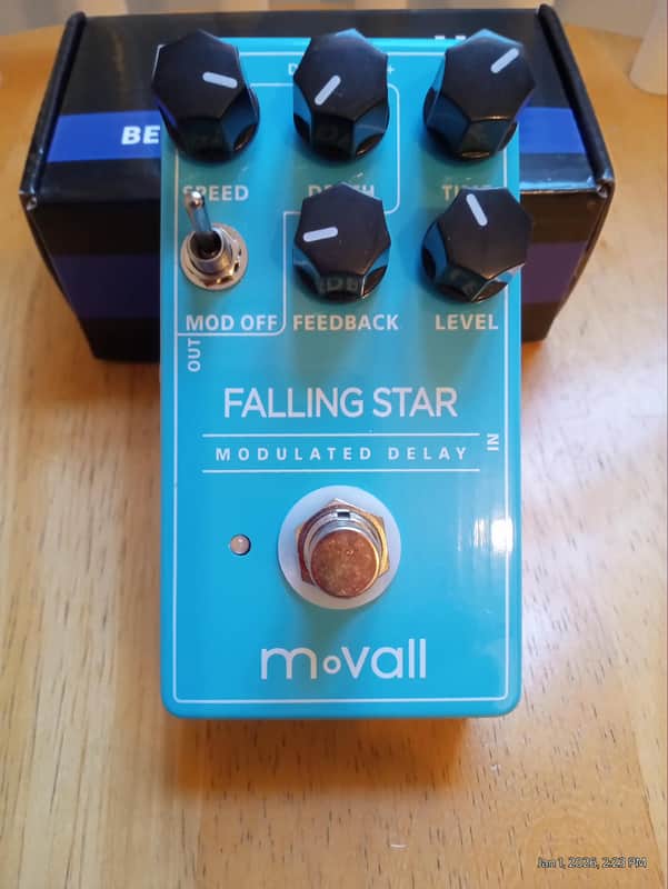 Pedal De Efeito De Guitarra Movall Mp-106 Jumpspace Overdriv