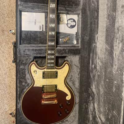 D'Angelico Deluxe Brighton Limited Edition 19/50  - Matte Wine image 7