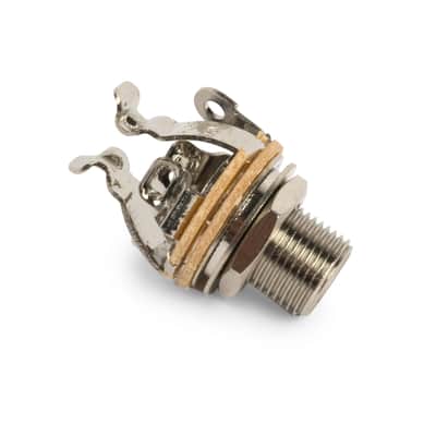 Pure Tone PTT1 Multi-Contact Mono 1/4" Output Jack - Silver image 1