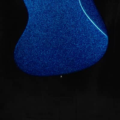 Suhr Custom Classic JM in Blue Sparkle with Mastery Bridge and Vibrato image 6