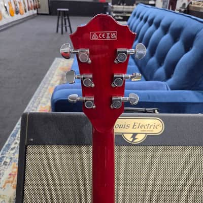 Used Ibanez AS73 red electric guitar image 4