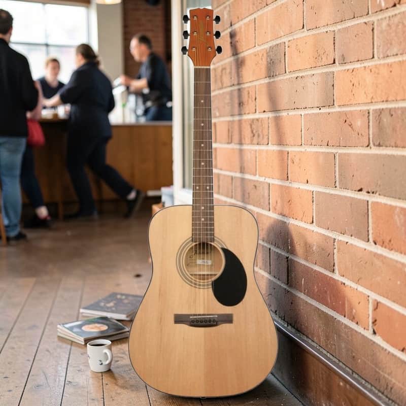 Jasmine S35 Dreadnought Acoustic Guitar. Natural Finish Brand New - Natural image 1