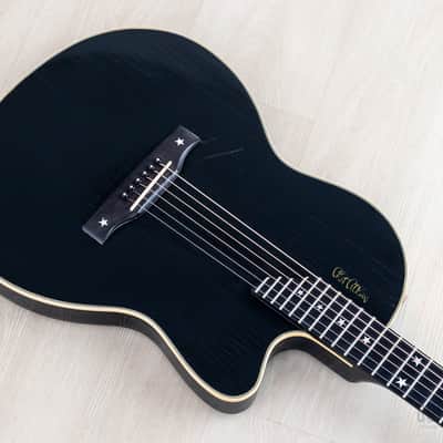 1997 Gibson Chet Atkins SST Ebony Acoustic Electric Steel String Guitar w/ Case image 9