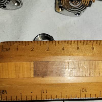 Grover Wavy Bass guitar tuners 1970 Chrome Gibson, Rickenbacker, Warwick image 5