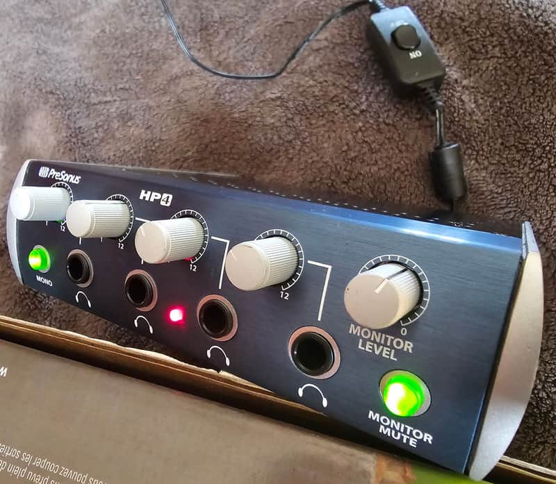 PreSonus HP4 4-Channel Headphone Amplifier 2010s Blue image 1
