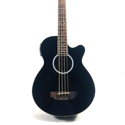 Oscar Schmidt OB100-B Acoustic/Electric Bass 2010s - Black image 2