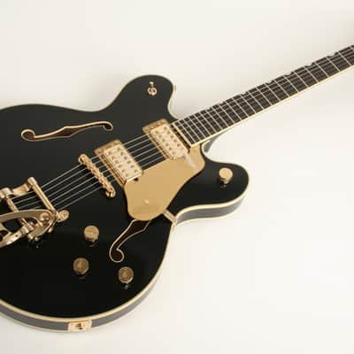 Gretsch Broadkaster LX Center Block with String-Thru Bigsby and Gold Hardware Ebony Fingerboard Black JT25061691 image 4