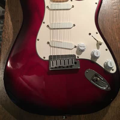 Fender Strat Plus Deluxe 1991 Crimson Frost image 1