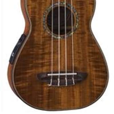 Luna Ukulele High Tide Koa Soprano with Preamp image 1