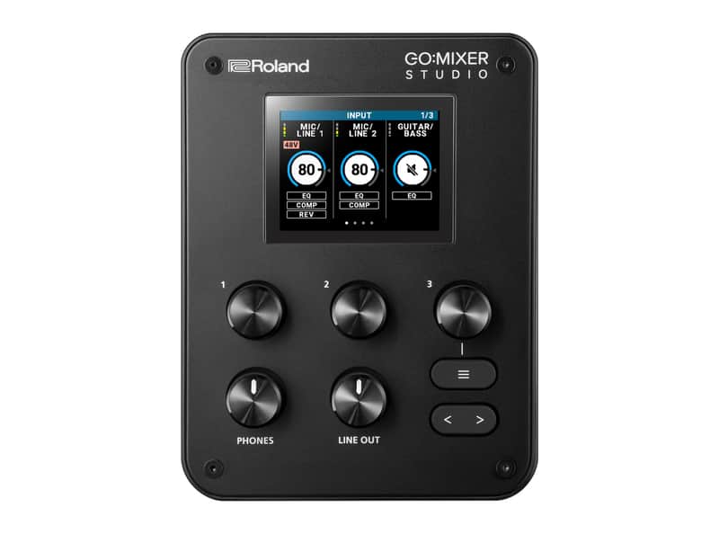 Roland GO:MIXER STUDIO Audio Mixer + Interface image 1