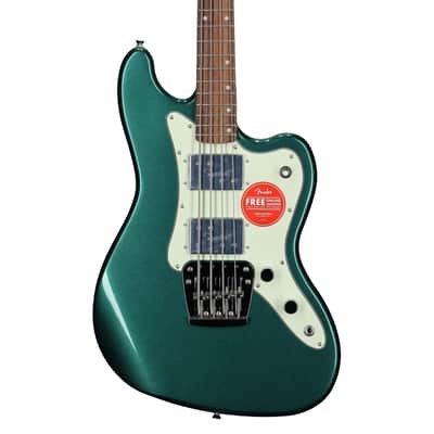 Squier Paranormal Rascal HH Bass Guitar, Sherwood Green image 4