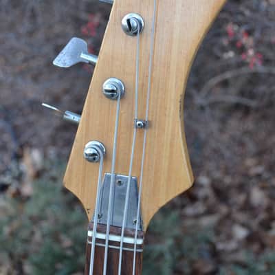 Vintage 1960's Intermark Cipher Bass Guitar Offset Body & Hockey Puck Headstock image 8