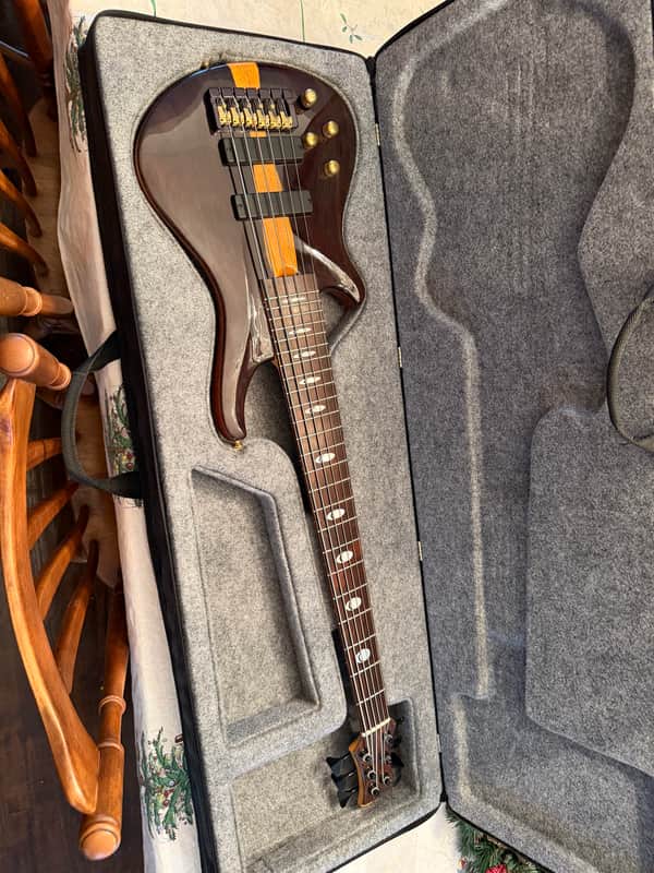Roscoe left handed 6 string bass | Reverb