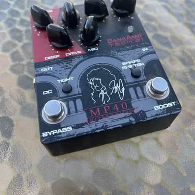 Tech 21 MP40 Limited Edition Geddy Lee Signature SansAmp Bass Drive 2022 - Black / Red image 2