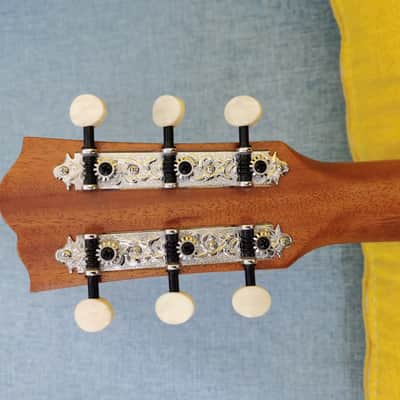 Enya T05J acoustic electric guitar Vintage Sunburst with dual mode pickup and deluxe hardcase image 7