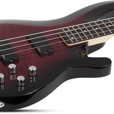 Schecter C-4 Plus - See Through Cherry Burst (591) image 5
