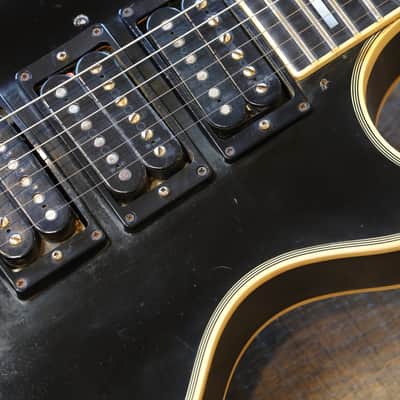 Vintage! 1979 Gibson Les Paul Custom Black Beauty Electric Guitar Black Ebony w/ 3 Pickups + Gibson Case image 4