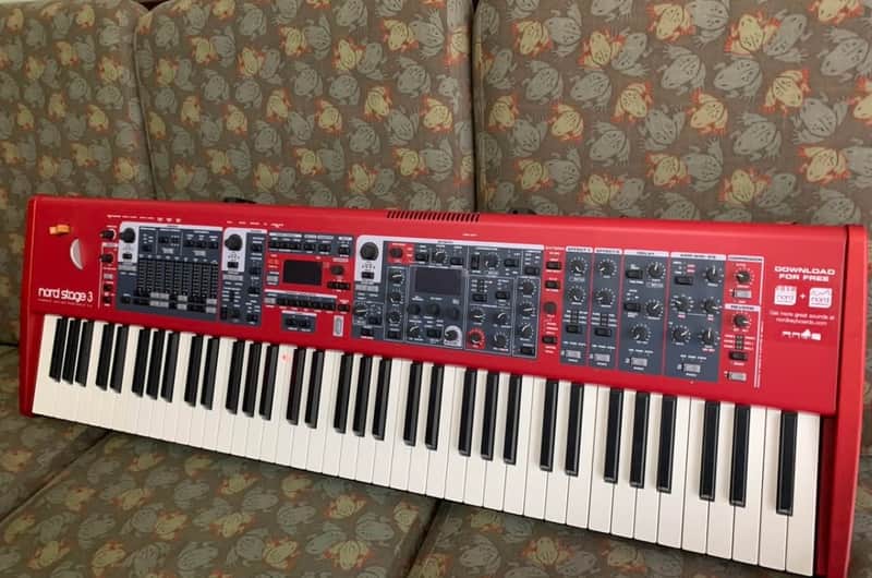 Nord Stage 3 HP76 Hammer Action Portable 76-Key Digital Piano | Reverb