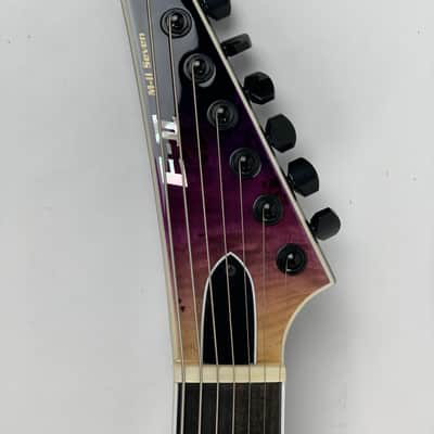 ESP E-II M-II 7 NT Purple Natural Fade 7-String Electric Guitar + Hard Case B-Stock Made in Japan image 15