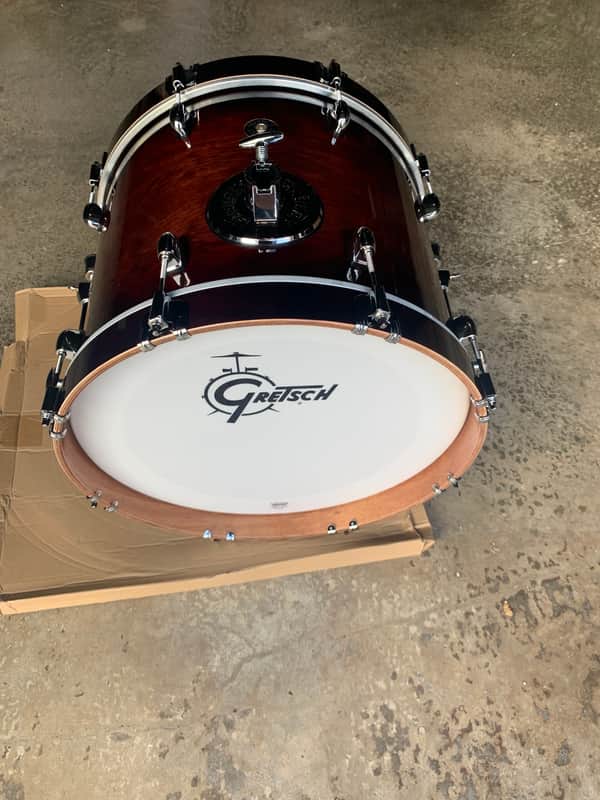 Gretsch  Catalina club mahogany 18 diameter x 14 bass drum  Gloss antique burst image 1