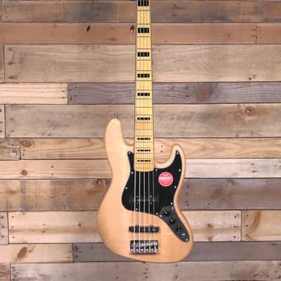 Squier Classic Vibe '70s Jazz Bass V 5-String Natural image 4