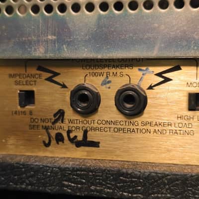 Marshall JCM 900 Model 2100 100-Watt Hi Gain Master Volume MkIII 4x12 Half Stack 1990s - Black image 7