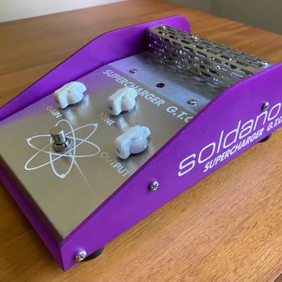 Soldano Supercharger GTO (G.T.O.) Reissue Purple (1 of 26) w/ Box & AC Adaptor image 4