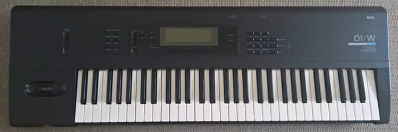 Korg 01/W + rare Dance ROM Card & Memory Card image 1