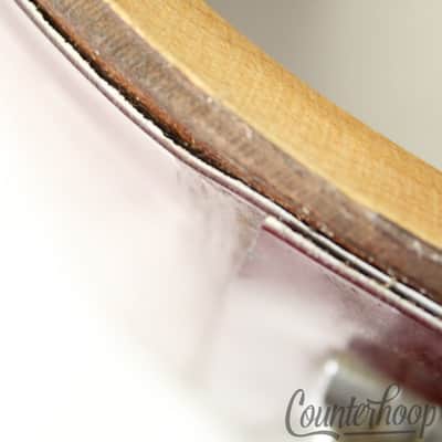 *Ludwig 13x9"Super Classic Tom Drum Vintage 60s 3Ply African Mahogany/Maple Red* image 11