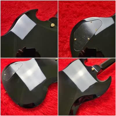 1989 Grandy (Tokai) GSG-60G SG Standard - Black with Gold Hardware - All Original - Made by Tokai in Japan MIJ image 12
