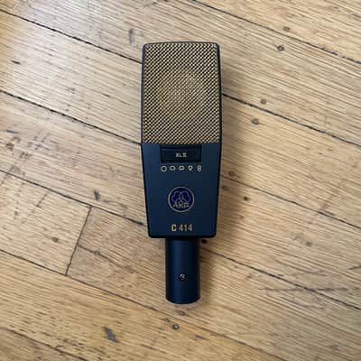 AKG C414 XLII Large Diaphragm Multipattern Condenser Microphone 2010s - Black image 2