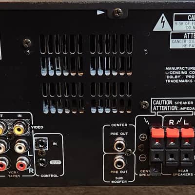 Pioneer Pioneer VSX-505S is a vintage audio/video stereo receive 90s - Black image 6